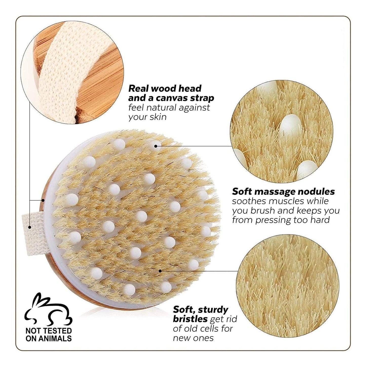 Wooden Bath Brush